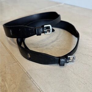 HK Americana Leather Garter Straps Equestrian Horse Riding